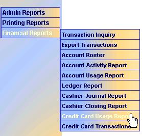 Click OK to confirm Transaction Confirmed and amount added to account. Financial Reports 1.