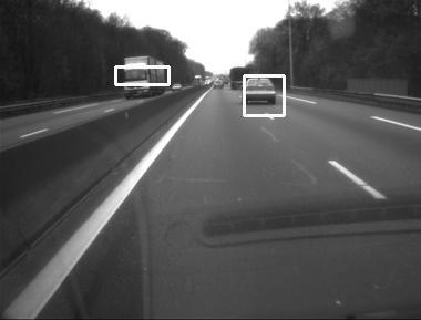 Sensing of car environment at low speed driving.