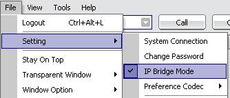 Selecting System Connection will display the System Connection screen with the present mode checked (Local or Remote).