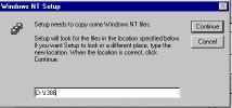 Software Installation MCL Tool User s Guide Rev 5.3 4. The Windows NT Setup window will ap