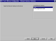 LNServer Select Network Interface Window 4.