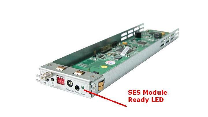 3.3 SES Module LED 2.3.4 SES Module Installation This section describes how to install the SES Module. a.