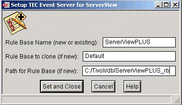 Setting up the Tivoli Enterprise Console Server Event Management 4.2.
