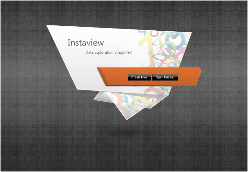 Navigating The Instaview Interface 18 Navigating The Instaview Interface Instaview Welcome window The Instaview Welcome screen is the entrance to create new and manage existing Instaviews.