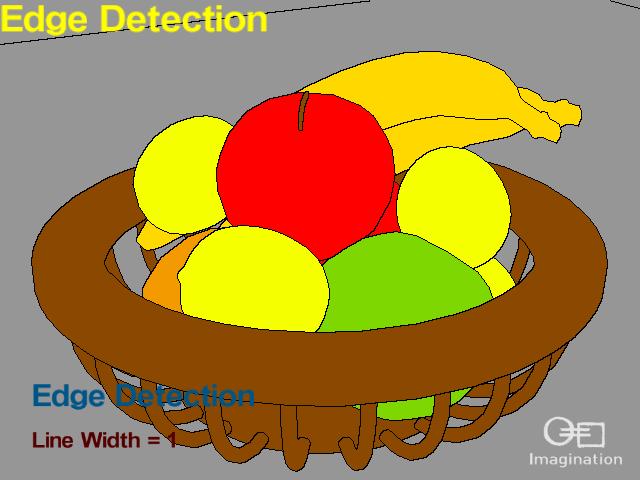 Imagination Technologies Public 2.4. Object Based Object based edge detection is novel in that it reverses the standard use of edge detection (Figure 4).
