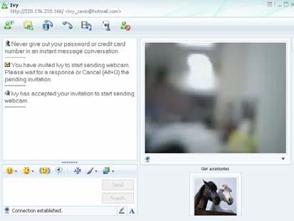 7. The IP Camera will send you a message with its Public IP