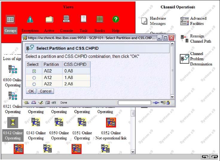 Finding the permanent WWPN for the FCP CHPID(2) Select the