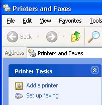 Click Start -> Select Printers and
