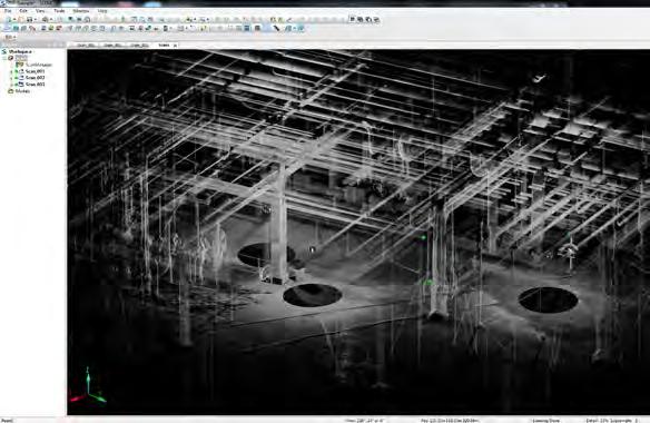 Wide-ranging applications The SCENE software enables the scan data to be transferred to all commonly available CAD software solutions for the design and the construction of plants