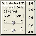 Figure 8 Deleting an Audio track Delete Track Button Sample can be moved left or right Saving audio information with your MP3 When you