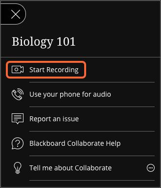 Recording The moderator can record sessions. Multiple recordings can be created during one session.