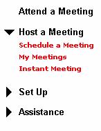 Select Access Your Account Note You can also click the emeeting link which will take you to