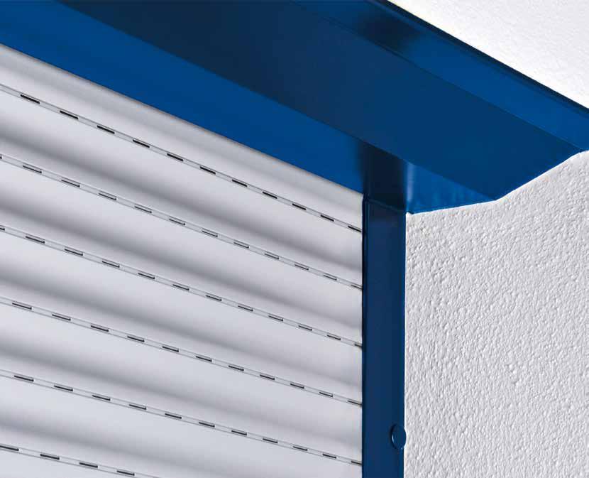 Solutions integrated into the facade Plastered roller shutters - invisible yet there Roller shutter boxes which can be plastered, the ideal solution for new constructions.