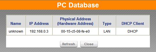 Setup MAC address is - Enter the MAC address on the PC. The MAC address is also called the "Hardware Address", "Physical Address", or "Network Adapter Address".