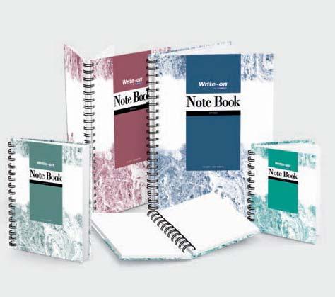 WRITE-ON SERIES Hard Cover Record Book Quality: 70 gsm woodfree paper CW 2142 20-02142-4 A4 200 pages 5 Cps x 6 Pkt 400 x 320 x 210 0.