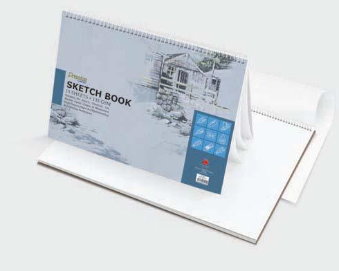 0486 25 Spiral Sketch Book (Perforated) Quality: 135 gsm acid free drawing paper CA 3220 30-13220-5 A4 15 sheets 5 Cps x 24 Pkt 465 x 315 x 225