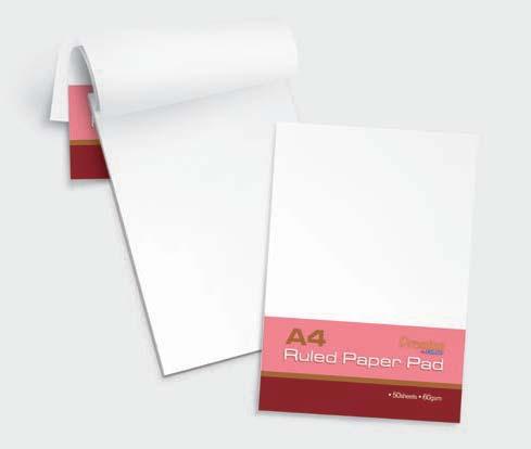 0429 27 Legal Pad (White) Quality: 60 gsm woodfree paper CA 3461 50-13461-2 A4 50 sheets