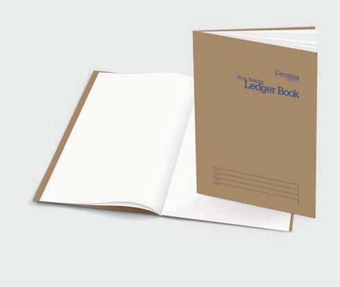 NOTEBOOK & EXERCISE BOOK Kraft Cover Book Keeping (Ledger) Quality: 60 gsm woodfree paper CA 3505 60-13505-3 A4 40 pages 20 Cps x 12 Pkt 440 x 315 x 255 0.