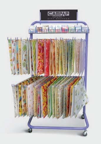 DISPLAY STAND DSA24 Gift Wrapper Display Stand for 500 x 700mm gift wrapper Size ( lenght x width x