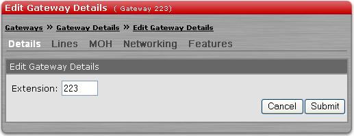 Chapter 2: Web-based Administration IP Address The IP address of the G10 PSTN gateway. Status The connection status of the G10 PSTN gateway.