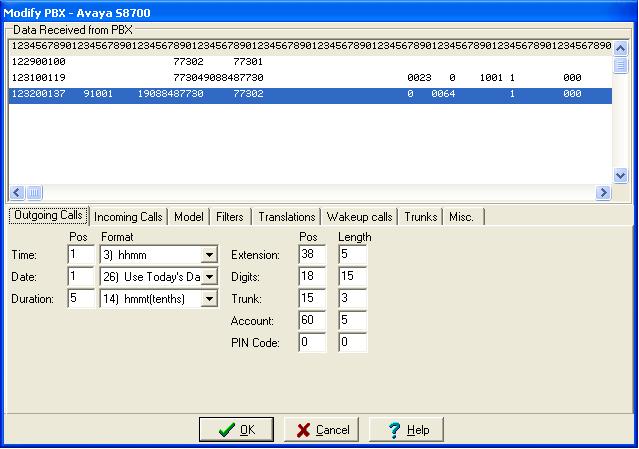 Follow the navigation in Section 6.1 to display the Modify PBX screen.