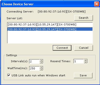 USING THE WIRELESS USB SUPERBOOSTER EXTENDER USB LINK-OPTIONS Within the USB Link manager, you can adjust settings to personalize your configuration (Figure: USB Link- Options).