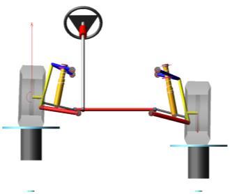 Adams/Car MDI Suspension Test Rig 3.1.2. Performing Suspension Analyses Before performing a suspension analysis, several parameters about the vehicle are specified.