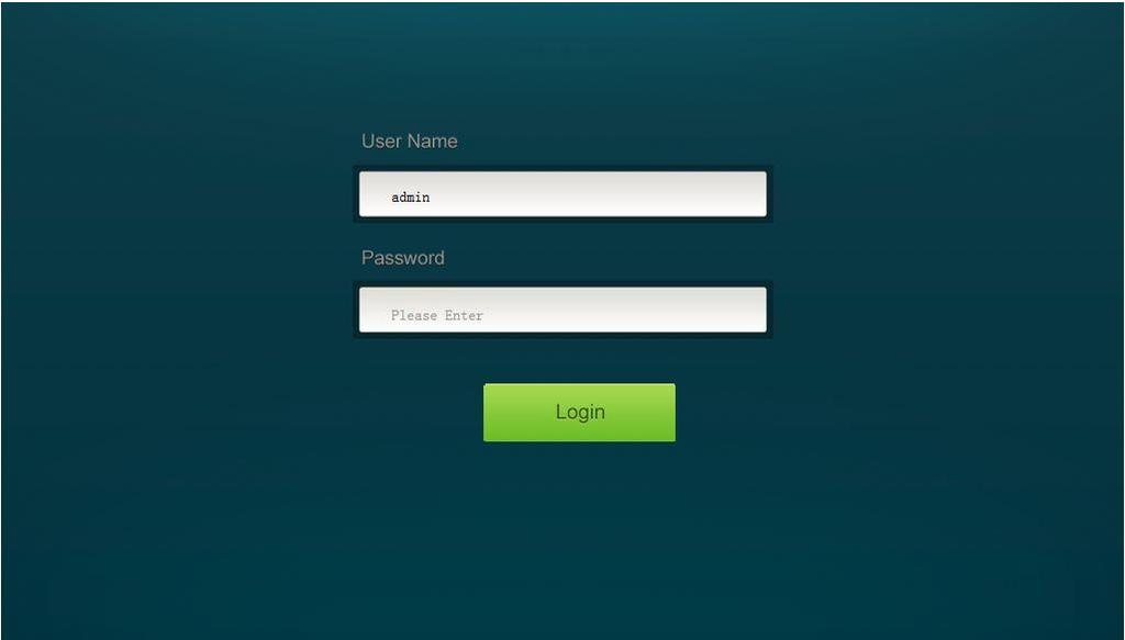 Figure 7-5 Login GUI This system divides into administrator and user mode.
