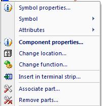Typically a component is represented by one or more symbols using the same mark, but also elecworks manages Components without a graphical representation in the scheme.