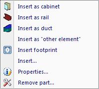 As all Project locations are not necessarily the subject of a cabinet layout, a dialog box lets you select those you want to process. One file is created per location.