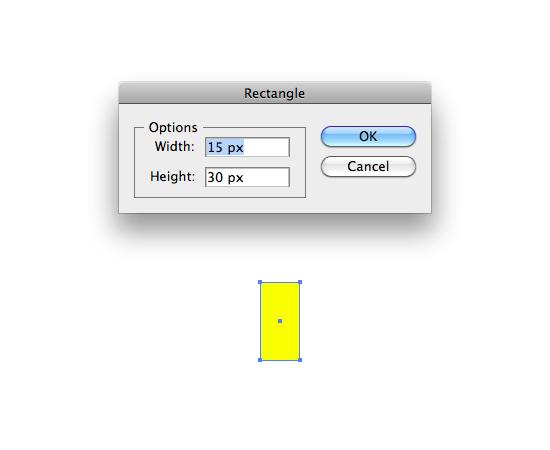 Step 3 Click anywhere on the artboard to deselect the new set of rectangles.