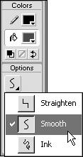 Macromedia Flash MX H O T 3.Drawing and Color Tools The circle as you draw in Straighten mode The circle when you release the mouse button 4.
