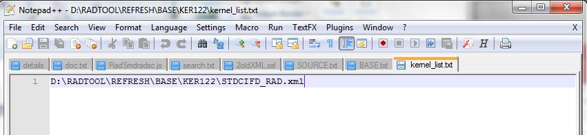 0 custom version radxml which has to be upgraded to 12.