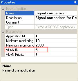 Fig. 8: VLAN-ID setting in DIGSI station configurator The default value for the VLAN-ID is 0 in the IEC61850 standard.