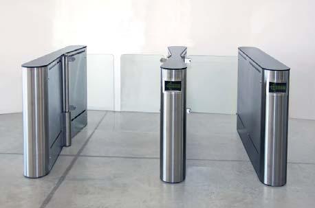 cabinet design White RAL powder coat surface fi nish Waist high sliding glass barrier panel Matching Pegas