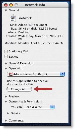 Image 28: Changing All PDF Documents to Open in Adobe Reader Download Settings These download settings are specific to being able to edit FDF simple forms in Safari without having