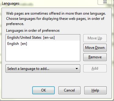 2. While under the Content tab, a section called Languages will appear at the
