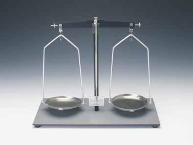 measurements 3 Mass Beam balance with support stand This sensitive beam balance is supplied with a support stand.