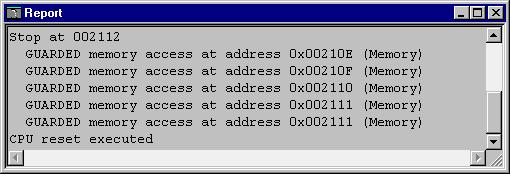 Simulates addresses with no memory by flagging all accesses as illegal.