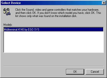 8. The Install from Disk dialog appears.