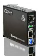 FMC-1001S 10/100/1000Base-T to 100/1000Base-X SFP Media Converter The FMC-1001S family are Gigabit 10/100/1000Base-T to 100/1000Base-X non-managed stand-alone media converters, which give you the