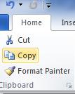 Skill 5- Copying Text Objective Method Or, press Ctrl+C Click in the document where you want to paste
