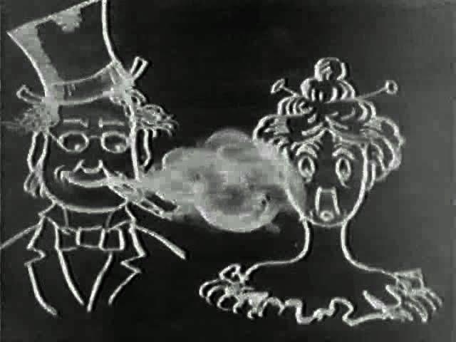 In 1906, James Stuart Blackton made the first animated film he called "HUMOROUS PHASES OF FUNNY FACES".