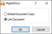 Embedded documents open as read-only and cannot be edited in ProFile Linked documents open from the source, so you can edit them directly in ProFile, and your changes will be saved to the source