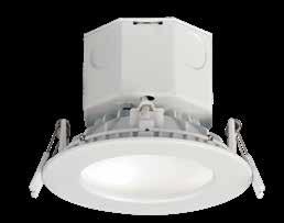 FEATURES LED 3000K, CRI 4 and 6 Recessed Can Substitute UL Approved Outlet Box fitted