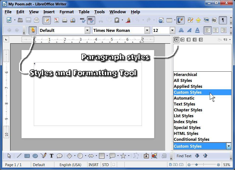 Creating paragraph styles: Lesson 4 Paragraph Styles One of the biggest differences between typing and word processing is the notion of paragraphs and paragraph styles.
