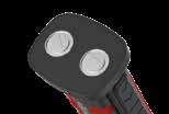 This work light is equipped with a 220 lumen C O B LED work light, a