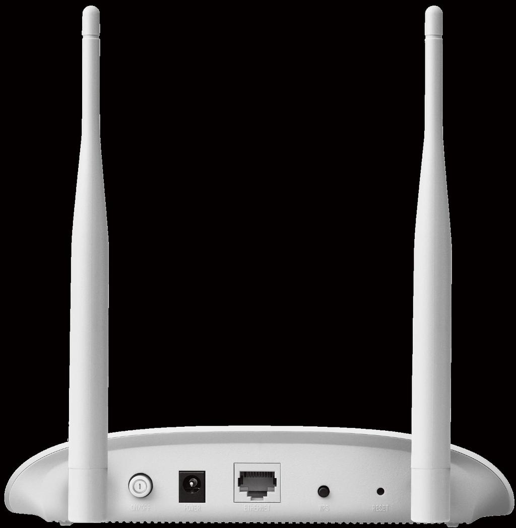 Specifications Hardware Ethernet Port: 1 10/100Mbps LAN Port Buttons: Power On/Off Button, WPS Button, RESET Button Antennas: 2 Detachable Omni-Directional Antennas External Power Supply: 9VDC/0.