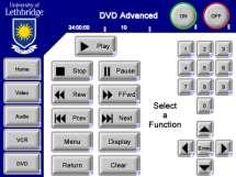 For advanced DVD playback functions, press the Advanced Controls button and additional menu options will appear.
