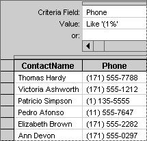 Finding similar records You can find records where the values in one field are similar, like phone numbers that have the same country or area code.